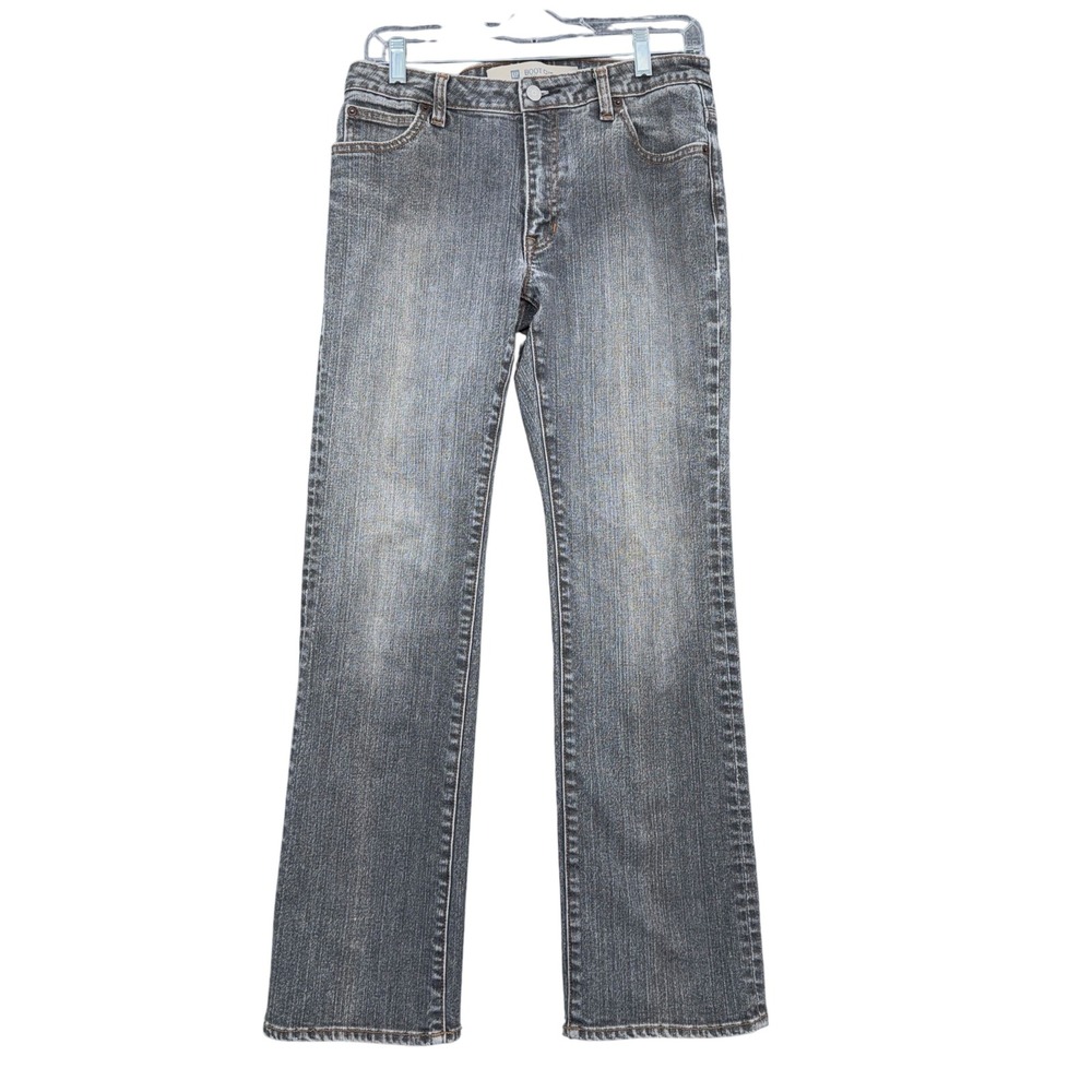 Gap Boot Cut Stretch Women 8R Cotton Lycra Gray‎ Jeans